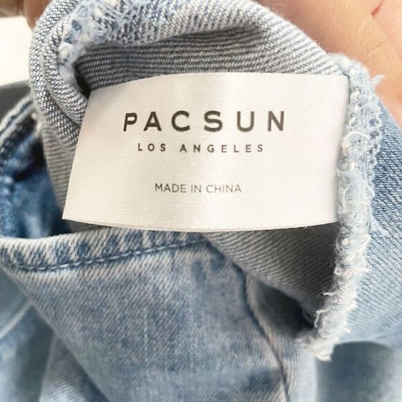 Pacsun Women’s Denim Short Mini Jean Skirt Size 23 - Picture 6 of 7